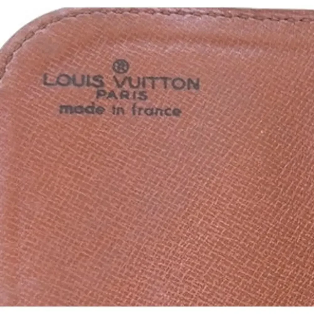 Louis Vuitton Monogram Cartouchiere Crossbody Vintage Brown Leather Shoulder Bag